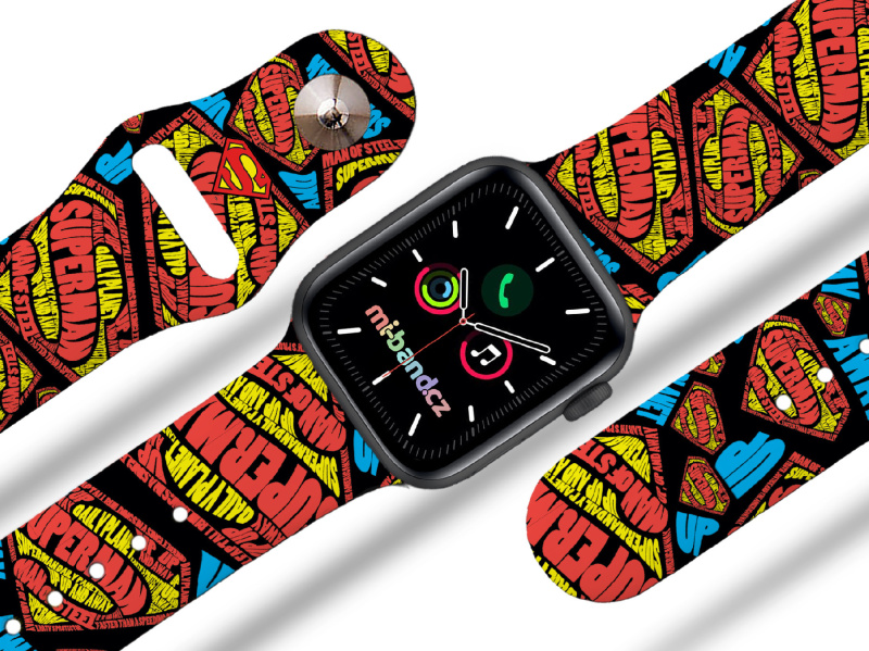Miband Apple watch řemínek Superman - Nápisy Rozměr: 42/44/45/46/49mm