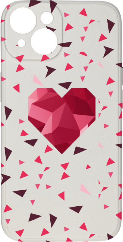 Mi-band Kryt Srdce s trojůhelníky pro iPhone 14