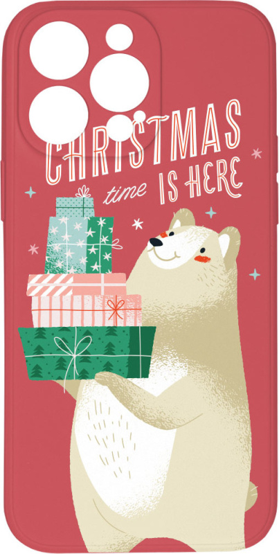 Mi-band Kryt Vánoce jsou tady červený pro iPhone 14 Pro Max