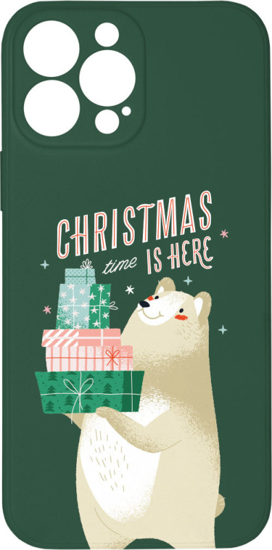 Mi-band Kryt Vánoce jsou tady zelený pro iPhone 13 Pro Max