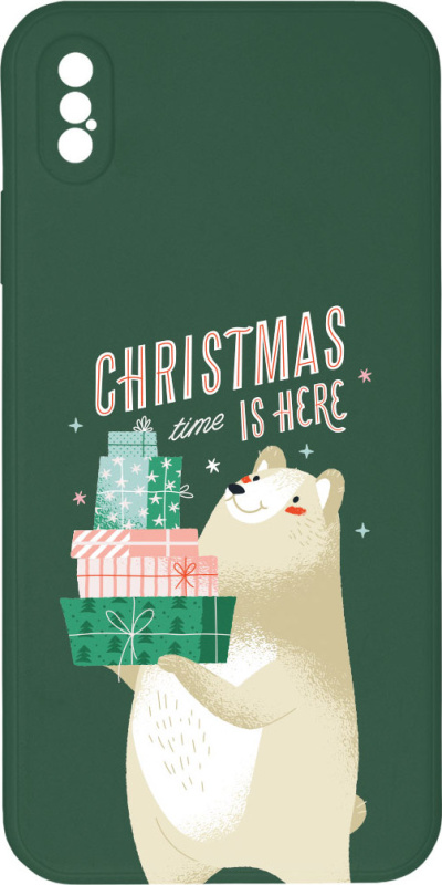 Mi-band Kryt Vánoce jsou tady zelený pro iPhone XS Max