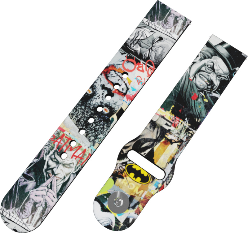 Strapido BATMAN 31 - BATMAN, JOKER A PENGUIN řemínek 22 mm