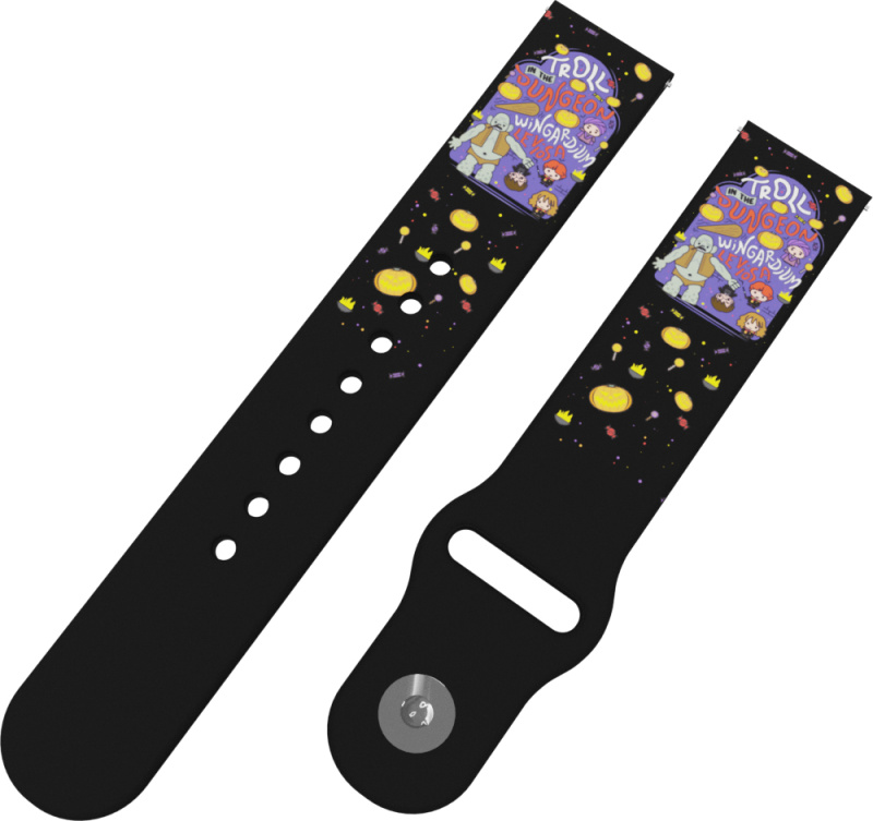 Strapido HARRY POTTER - TROL VE SKLEPENÍ CHARMS řemínek 20 mm