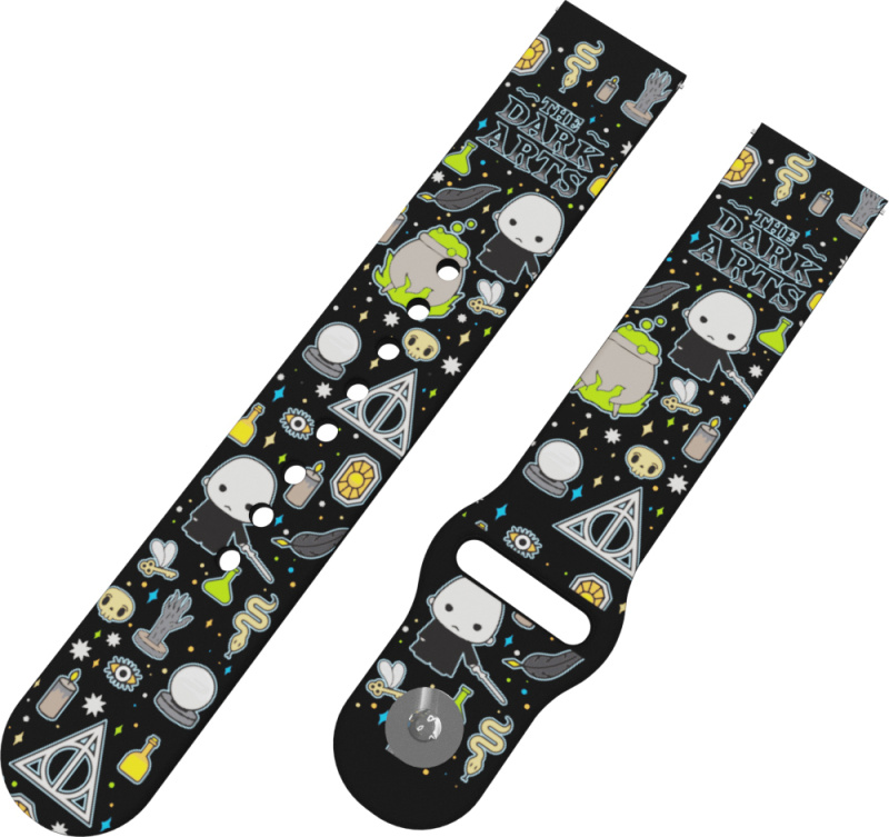 Strapido HARRY POTTER - TEMNÁ MAGIE řemínek 22 mm