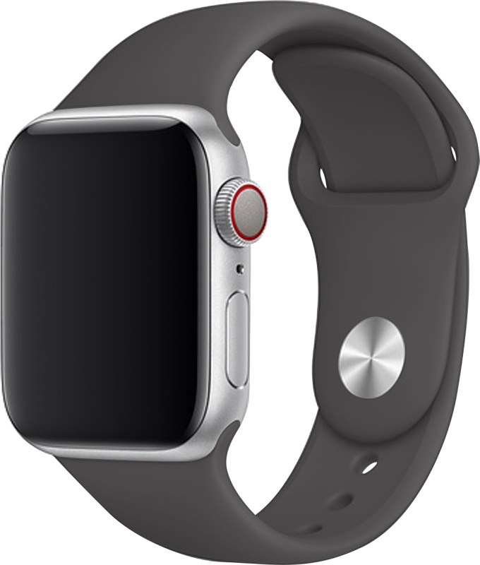 Apple Watch řemínek jednobarevný 38/40/41mm a 42/44/45/46/49mm Barva: Šedá 1, Pro Apple Watch velikost: 38/40/41mm, Velikost náramku: L (Obvod ruky 18,5 - 23cm)