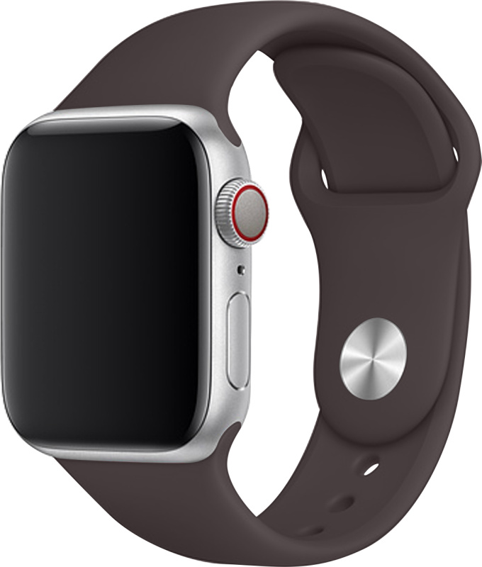 Apple Watch řemínek jednobarevný 38/40/41mm a 42/44/45/46/49mm Barva: Tmavě hnědá, Pro Apple Watch velikost: 38/40/41mm, Velikost náramku: S (Obvod ruky 16,5 až 20,5cm)
