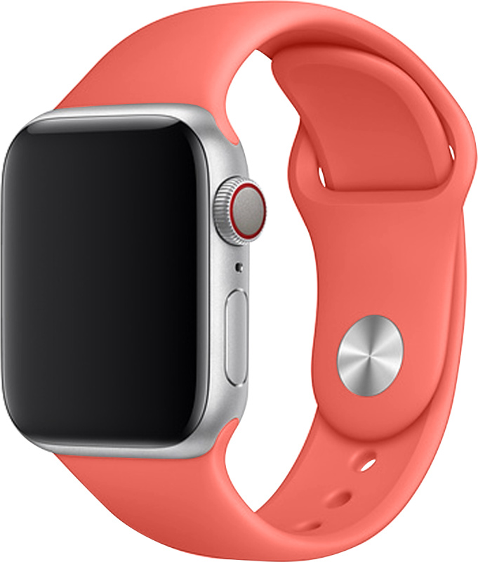 Apple Watch řemínek jednobarevný 38/40/41mm a 42/44/45/46/49mm Barva: tmavě oranžová, Pro Apple Watch velikost: 38/40/41mm, Velikost náramku: S (Obvod ruky 16,5 až 20,5cm)