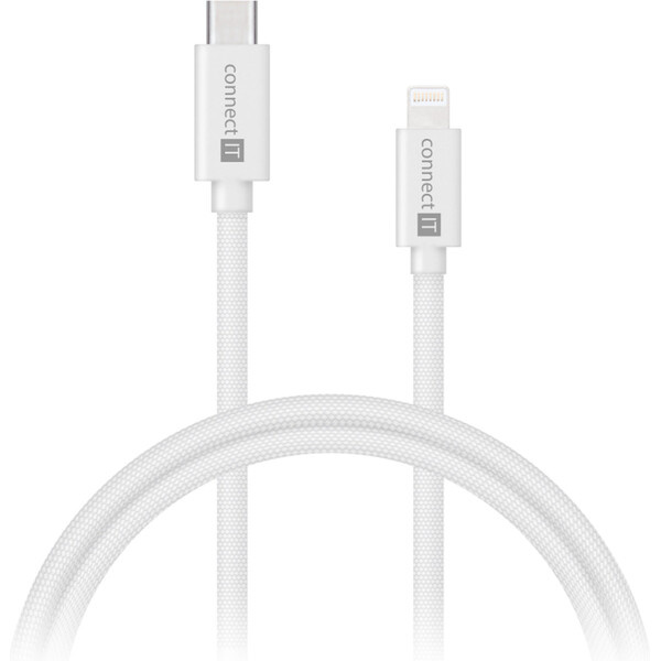 CONNECT IT Wirez USB-C -> Lightning 27 W 1 m CCA-4110-WH Bílá