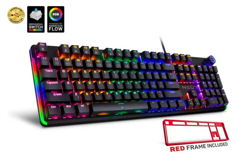 CONNECT IT Mech. kl vesnice NEO2 black/red