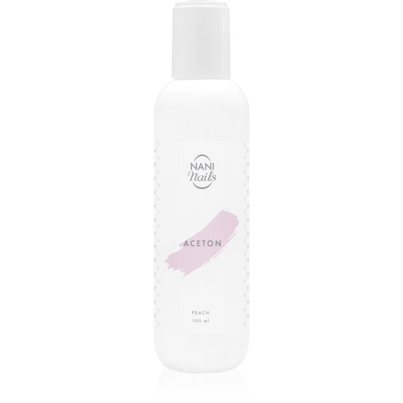 NaniNails NANI Peach čistý aceton k odstranění gelových laků 100 ml