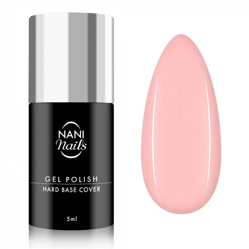 NaniNails NANI Hard Base Cover podkladový lak na nehty Peachy Pink 5 ml