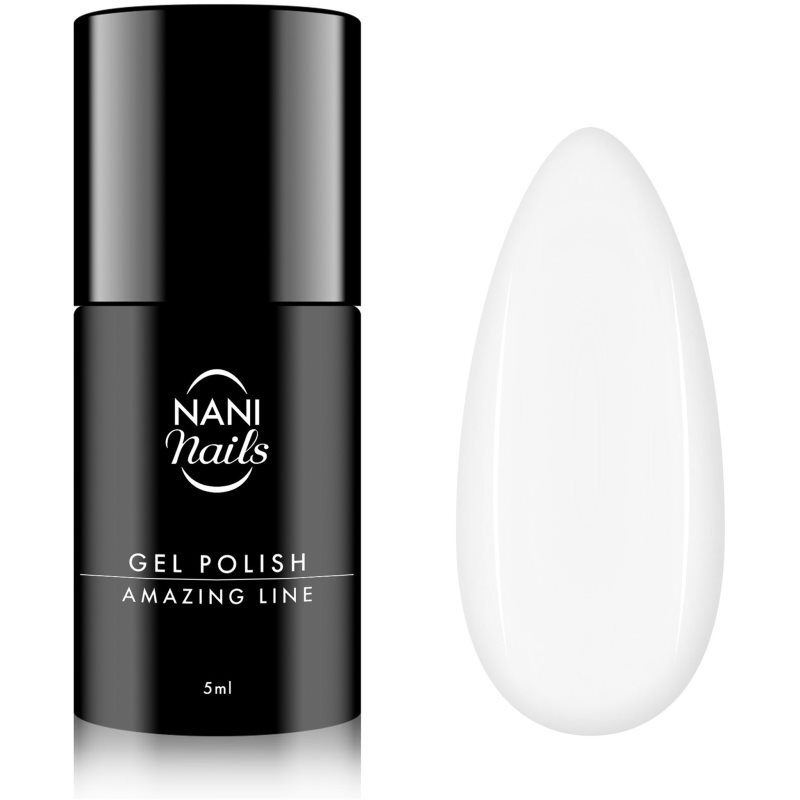NaniNails Amazing Line gelový lak na nehty odstín Snow White 5 ml