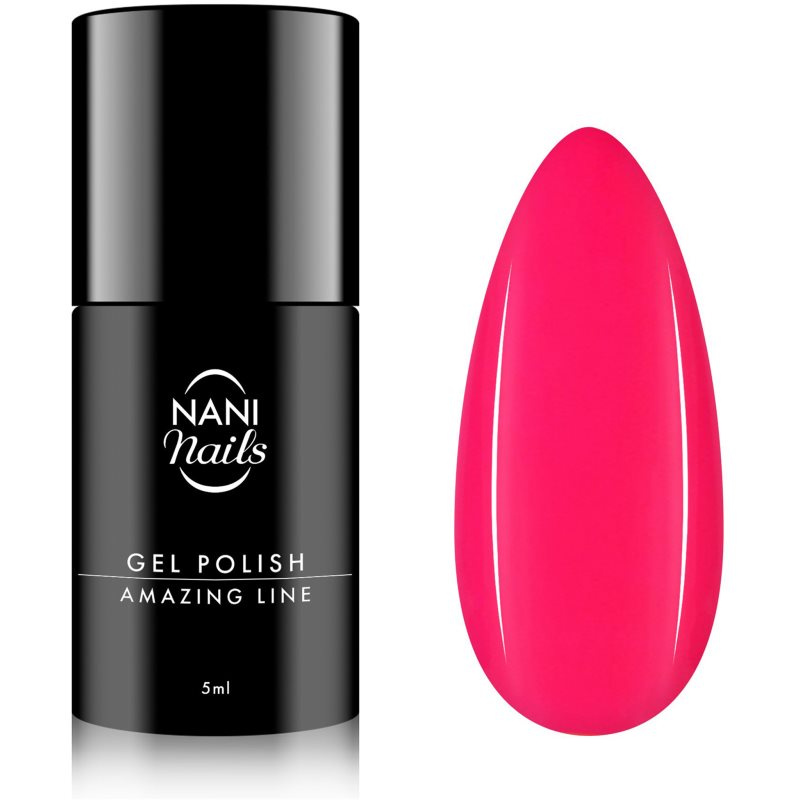 NaniNails Amazing Line gelový lak na nehty odstín Neon Pink 5 ml