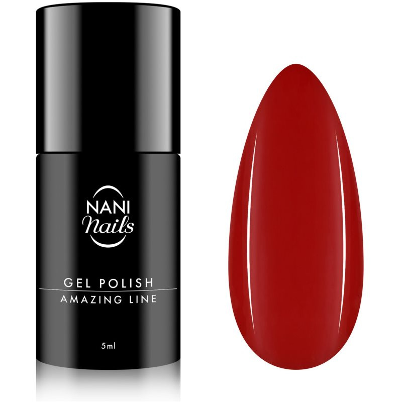 NaniNails Amazing Line gelový lak na nehty odstín Sexy Red 5 ml