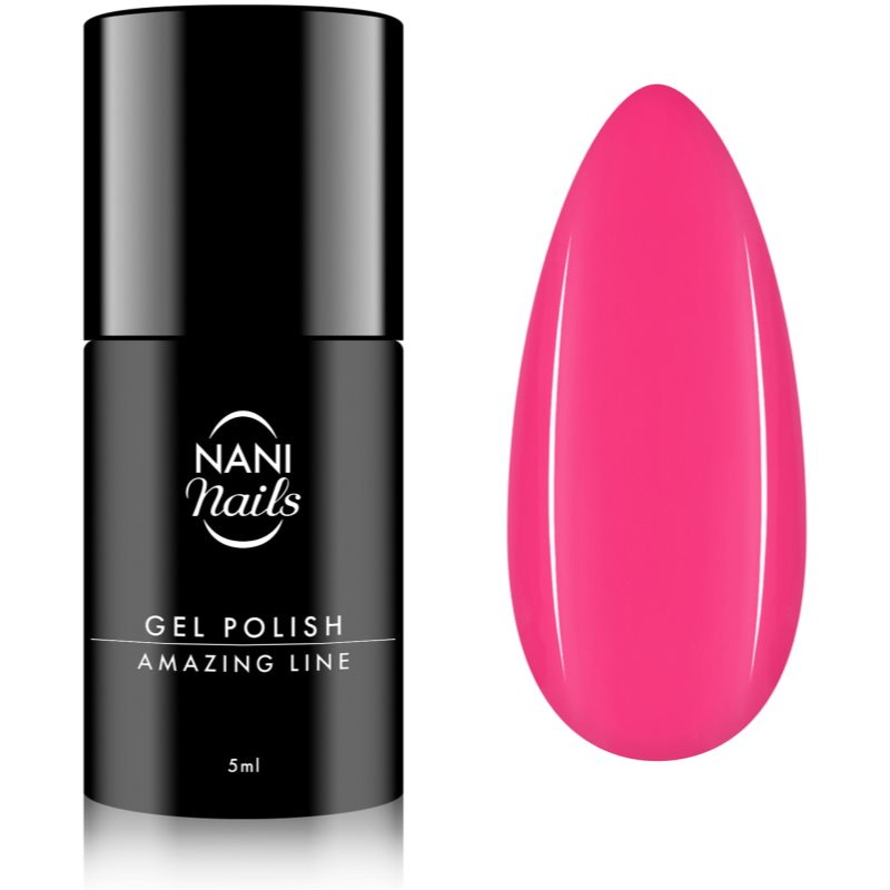 NaniNails NANI Amazing Line gelový lak na nehty odstín Shock Pink 5 ml