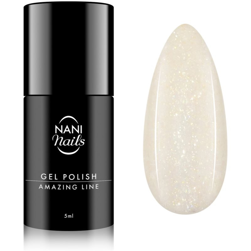 NaniNails NANI Amazing Line gelový lak na nehty odstín Ivory Shimmer 5 ml