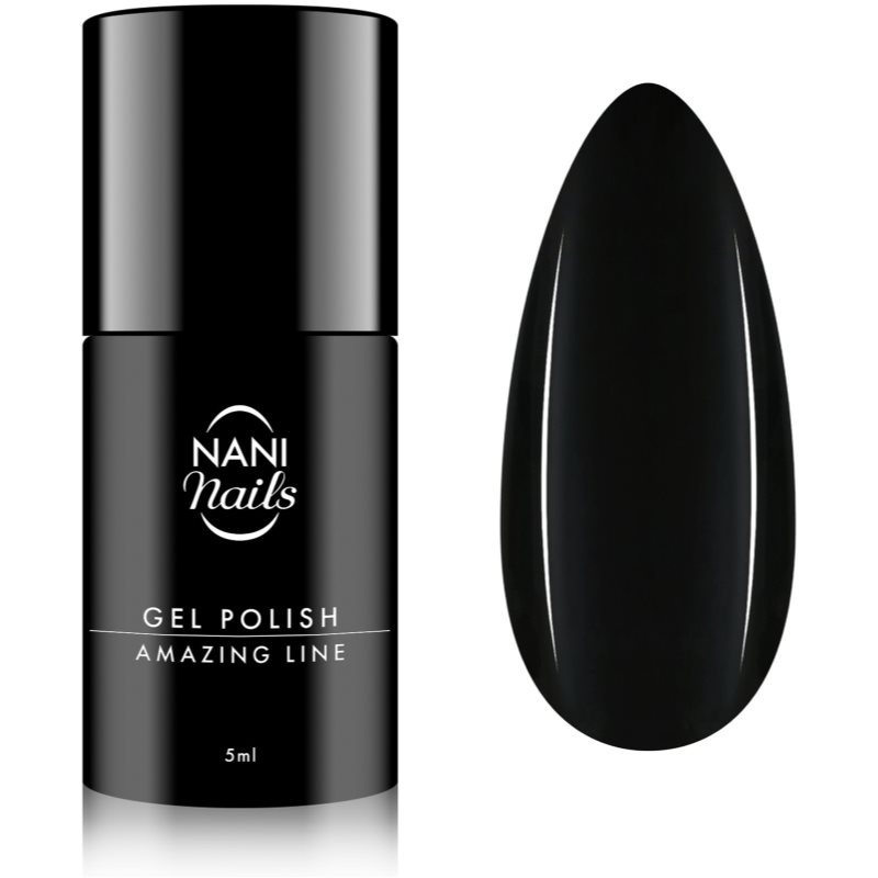 NaniNails NANI Amazing Line gelový lak na nehty odstín Black Tie 5 ml