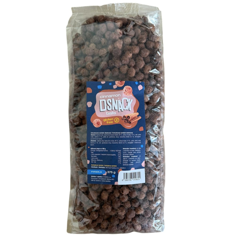 D-Snack Skořicové kuličky bezlepkové