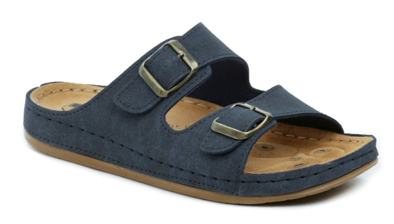 Medi Line 4123-020 navy pánské zdravotní pantofle EUR 43