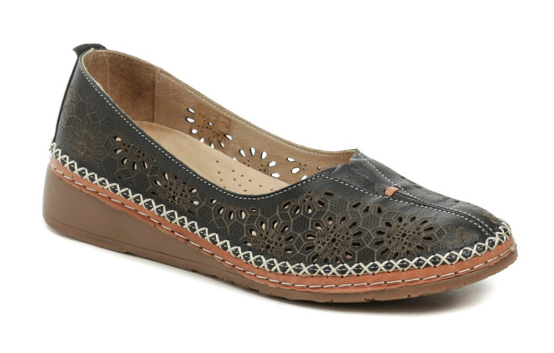 Urban Ladies 321-24  černé dámské mokasíny EUR 38