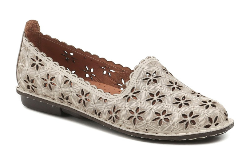 Urban Ladies 241-25 béžové dámské nadměrné mokasíny EUR 42
