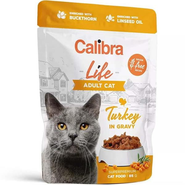Calibra Cat Life kapsa Adult Turkey in gravy 85 g