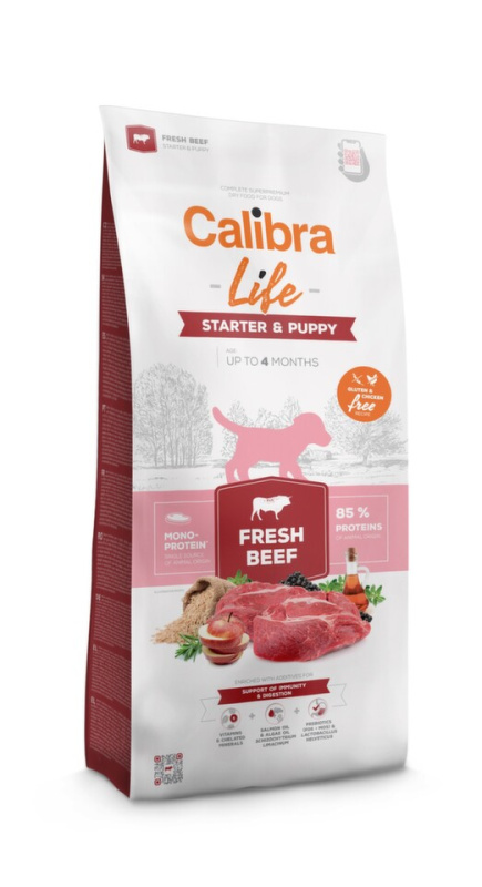 Calibra Dog Life Starter&Puppy Fresh Beef 2,5kg