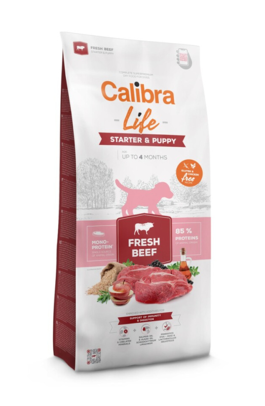 Calibra Dog Life Starter&Puppy Fresh Beef 750g