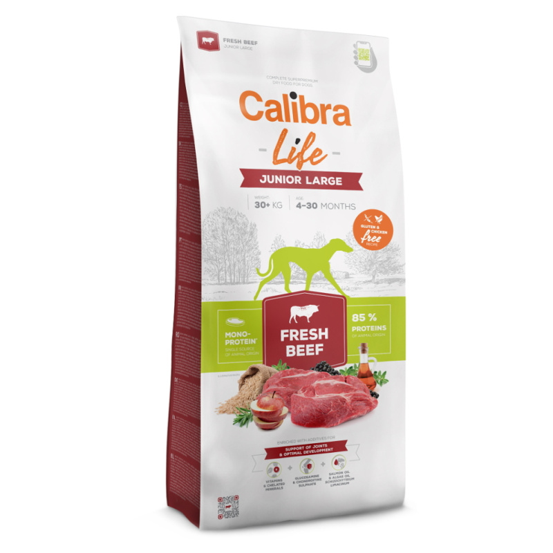 Calibra Dog Life Junior Large Fresh Beef 2,5kg