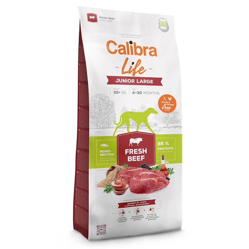 Calibra Dog Life Junior Large Fresh Beef 2,5kg