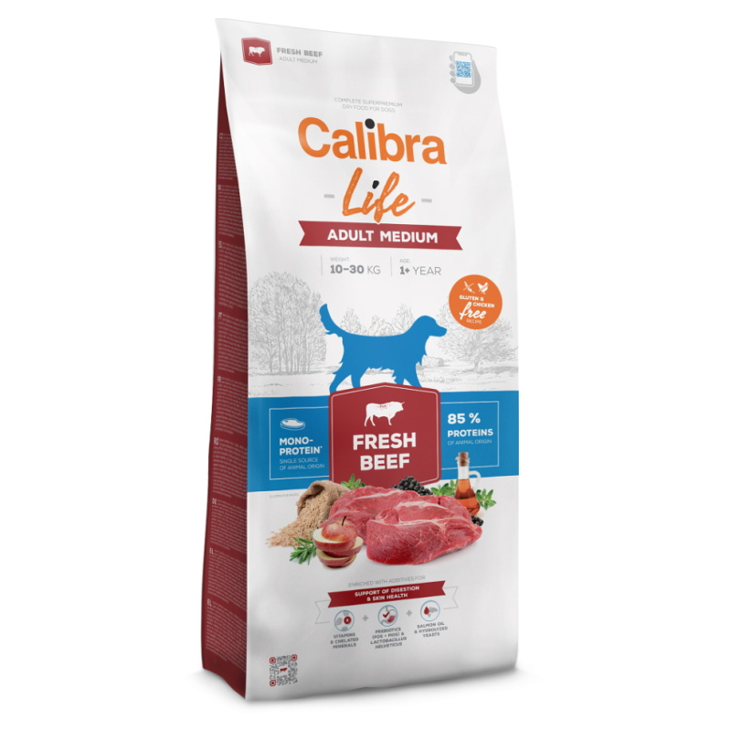 Calibra Dog Life Adult Medium Fresh Beef 2,5kg
