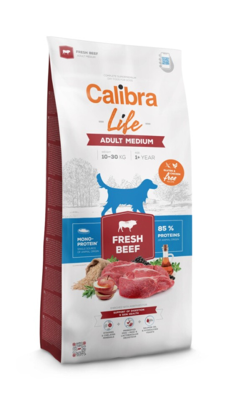 Calibra Dog Life Adult Medium Fresh Beef 2,5kg