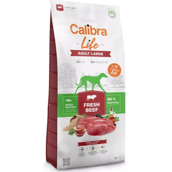 Calibra Dog Life Adult Large Fresh Beef 12kg