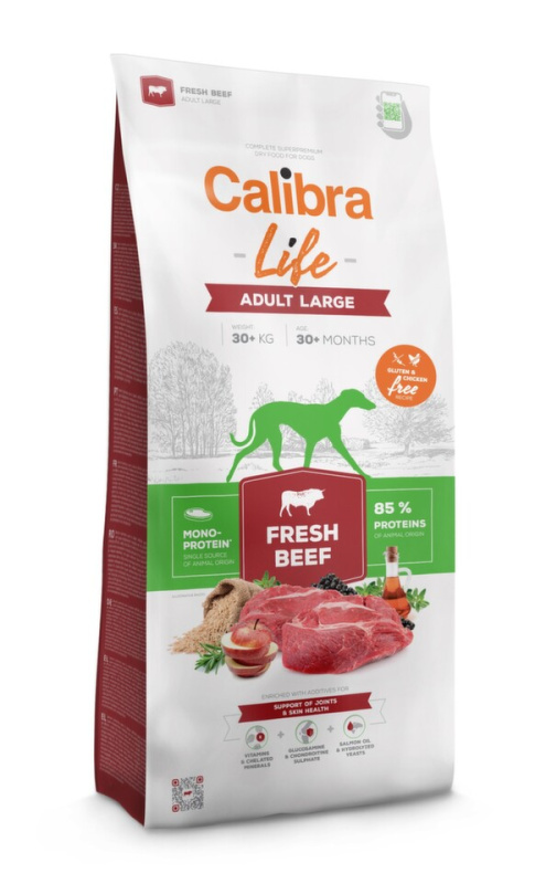 Calibra Dog Life Adult Large Fresh Beef 2,5kg
