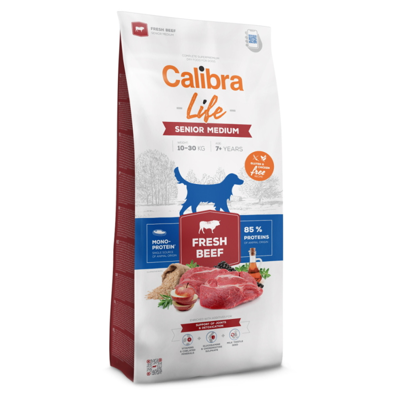 Calibra Dog Life Senior Medium Fresh Beef 2,5kg