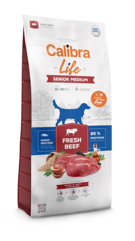 Calibra Dog Life Senior Medium Fresh Beef 2,5kg