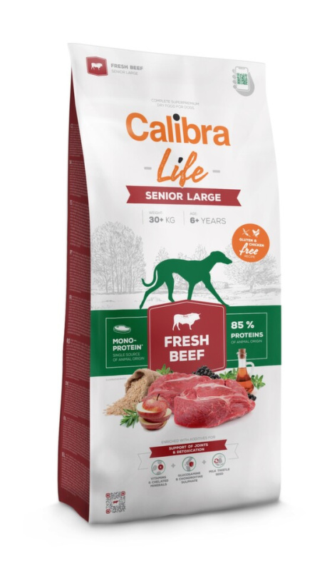 Calibra Dog Life Senior Large Fresh Beef 2,5kg