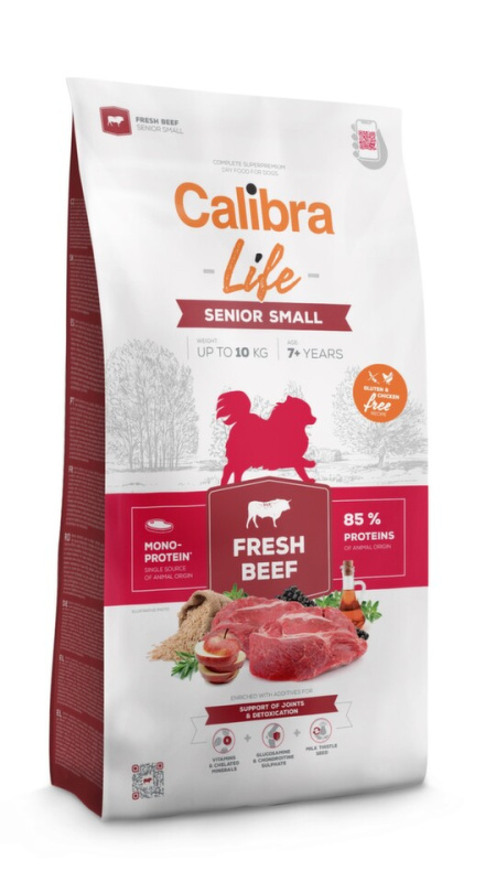Calibra Dog Life Senior Small Fresh Beef 1,5kg