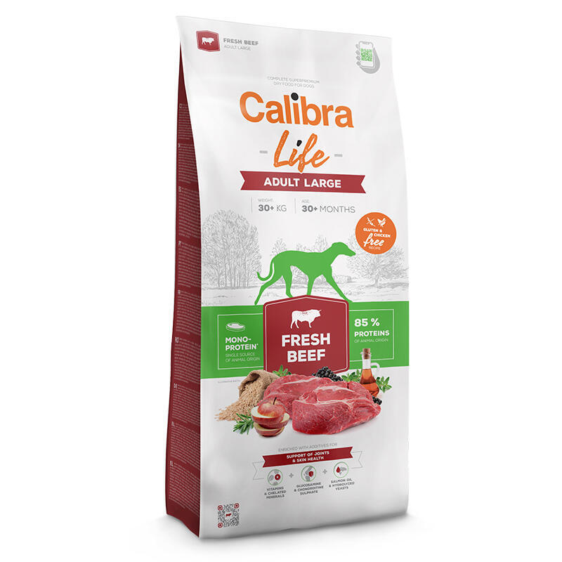 Calibra Dog Life Adult Large Fresh Beef 100g