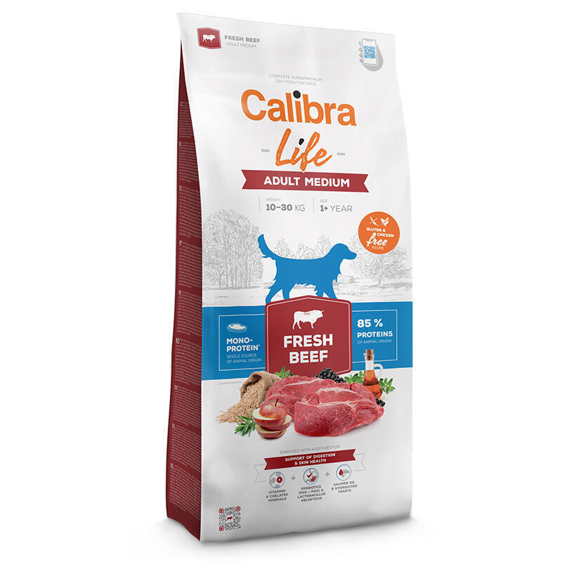 Calibra Dog Life Adult Medium Fresh Beef 100g