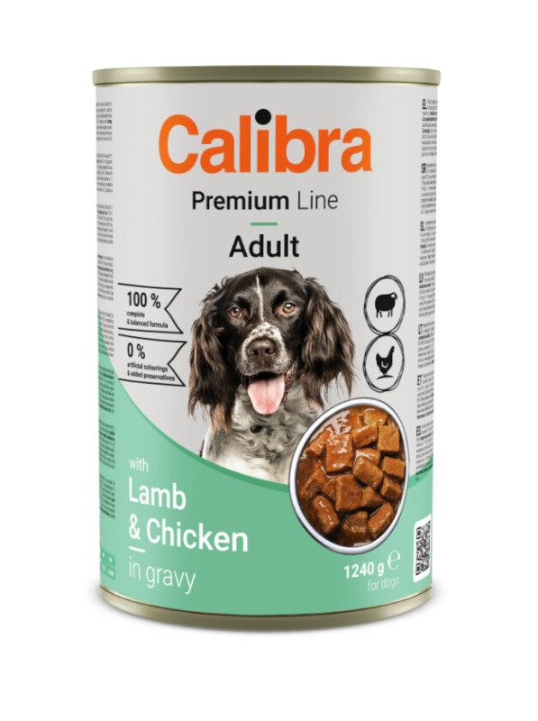 Calibra Dog Premium konz. with Lamb&Chicken 1240 g