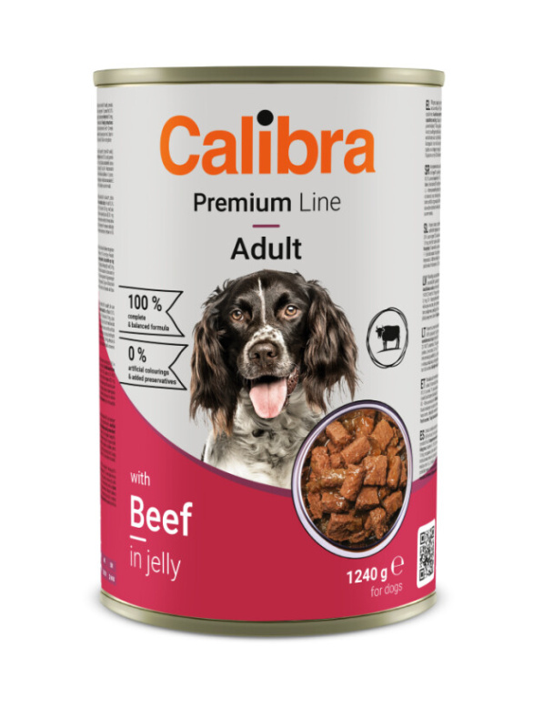 Calibra Dog 1240g - Hovězí Ve Šťávě