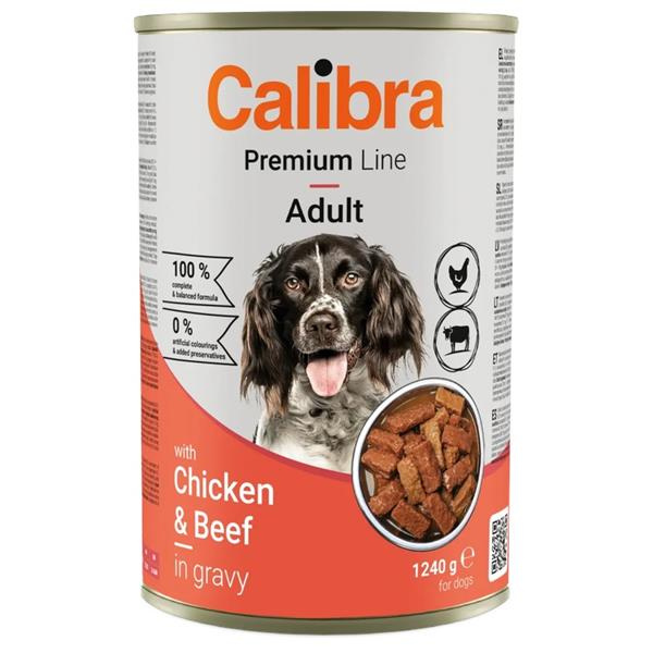 Calibra Dog Premium konz. with Chicken&Beef 1240 g