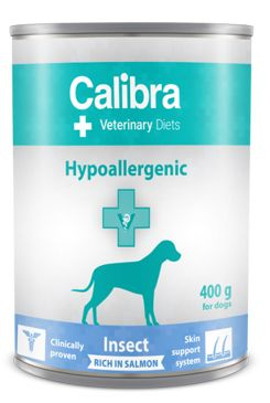 CALIBRA Vet. Diets Hypoallergenic konzerva pro psy Insect&Salmon 400 g
