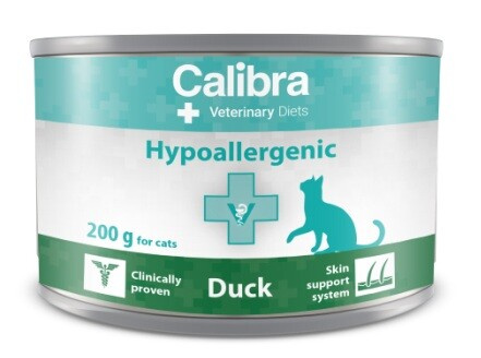 Calibra VD Cat konz. Hypoallergenic Duck 200g