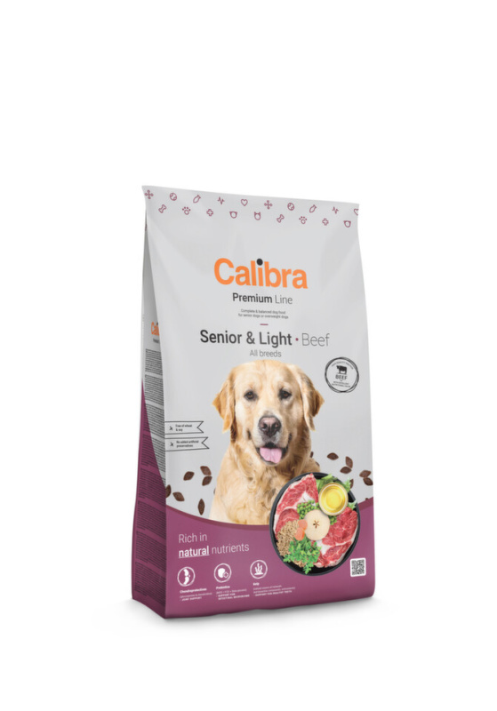 Calibra Dog Premium Line Senior&Light Beef 2 x 12 kg
