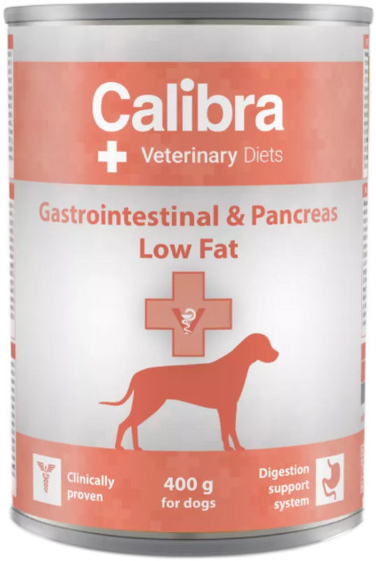 Calibra VD Dog konz. Gastrointestinal Low Fat 400g