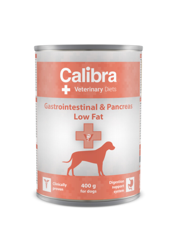 Calibra VD Dog konz. Gastrointestinal Low Fat 400g