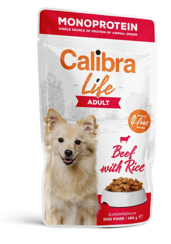 Calibra Dog Life kapsa Adult Beef  150g