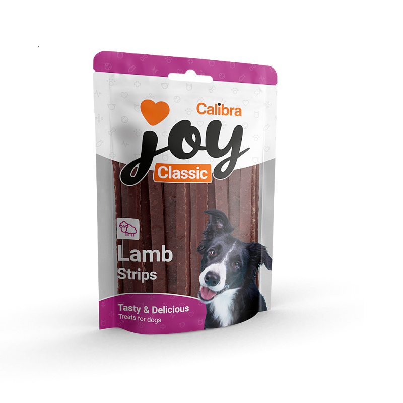Calibra Joy Dog Classic Lamb Strips  NEW 80g
